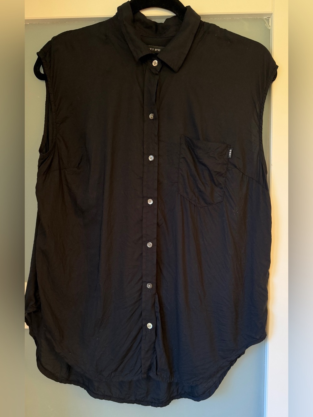 Obey No.89 Black Sleeveless Top